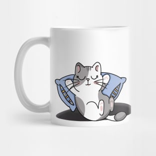 sleepy cat Mug